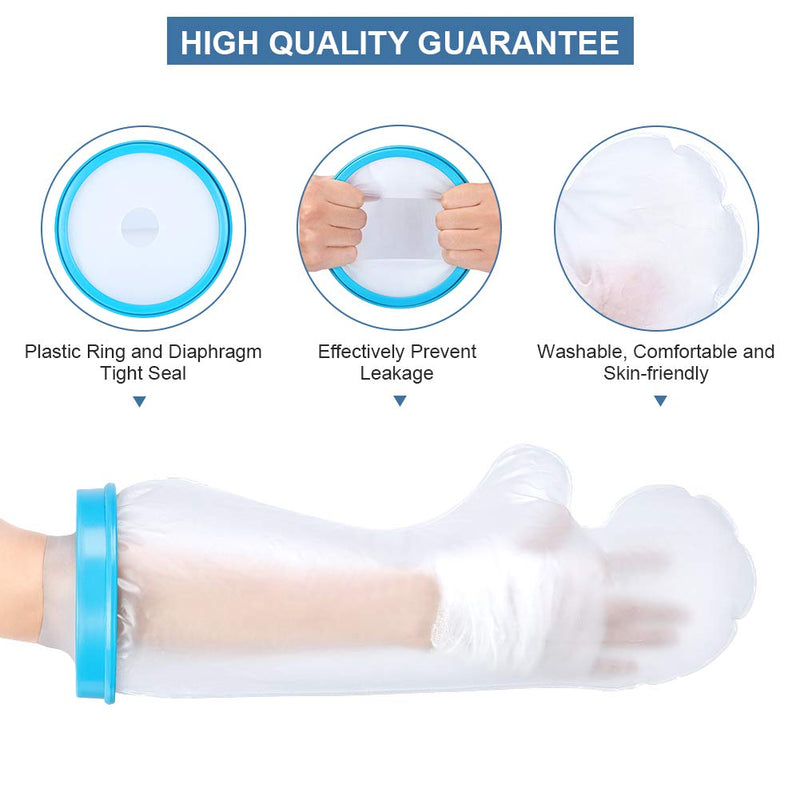 Kids Arm Cast Covers, Child Cast Protector for Shower, Waterproof Cast Cover Watertight Seal Keep Wound and Bandage Dry for Broken Arm, Wrist, Hand, Fingers, Left or Right Arm Arm Child - NewNest Australia