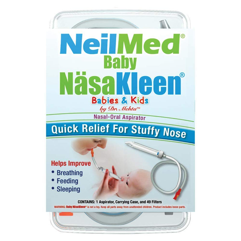 SQUIP Baby NäsaKleen Nasal Aspirator, Baby Shower Gift and Registry Necessity, 51 Piece Set - NewNest Australia