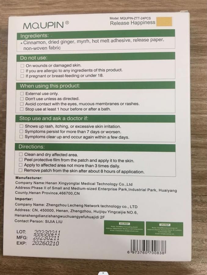 Pain Relief Patches Heat Patches Larger Size 24 PCS, Pain Relief Plaster 12 Hours Long-Lasting Pain Relief for Back Knee Joint Muscle Neck Shoulder Pain, 9 * 12cm Green 24pcs L-24PCS - NewNest Australia