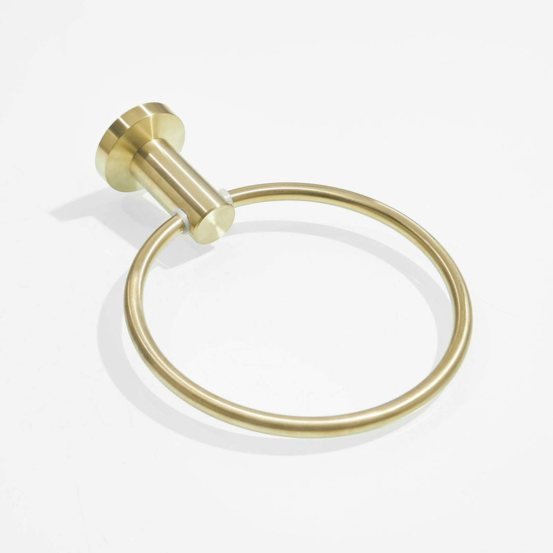 Hand Towel Ring,Gold Brushed Towel Holder Constructed of Stainless Steel - NewNest Australia