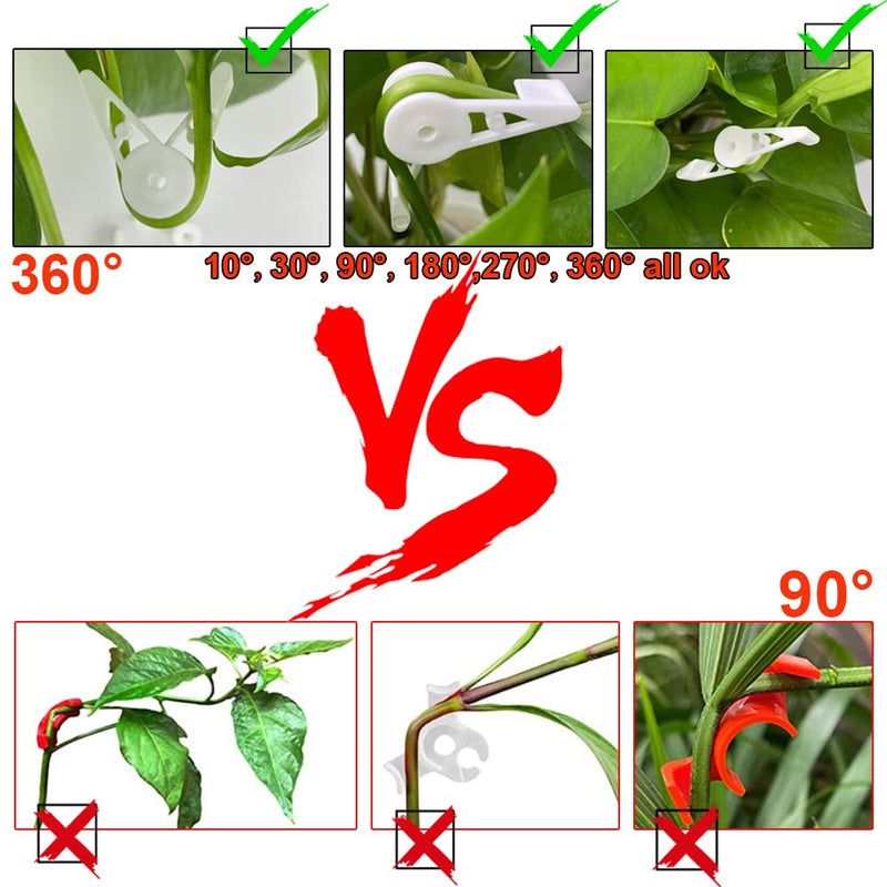 YUESHUO 360 Degree 30 Pcs Plant Trainer Clips, Adjustable Plant Stem Trainer Clips, Adjustable Plant Branches Bender Clips for Plant Low Stress Training Control of Plants. Apply to Wide Range. - NewNest Australia