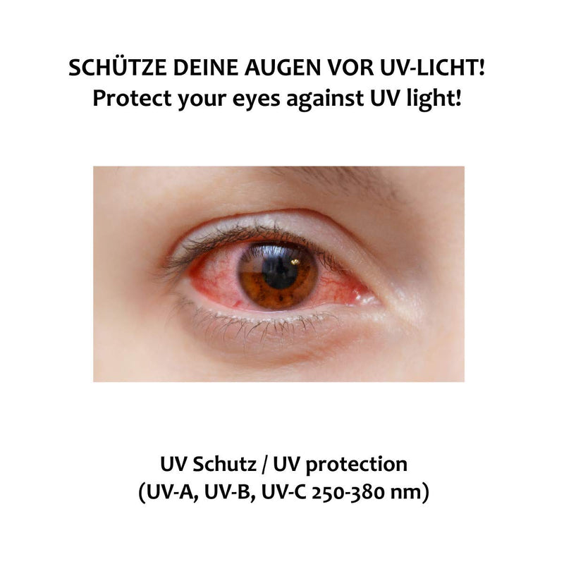 SafeLightPro F5 light protection glasses for HPL/IPL hair removal, with UV-C protection - NewNest Australia