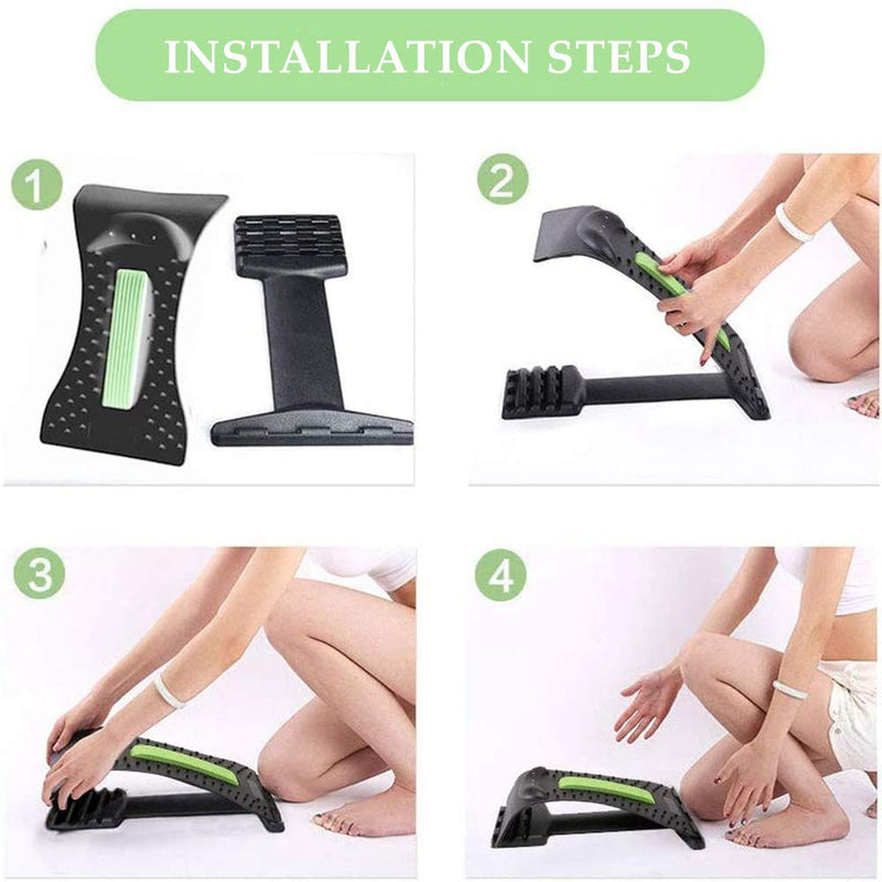 Ygmxzl Back Stretcher For Posture Correction, Neck And Shoulders Relaxer, Traction Cushion, Head And Neck Massager For Posture Correction And Back Pain Relief - NewNest Australia