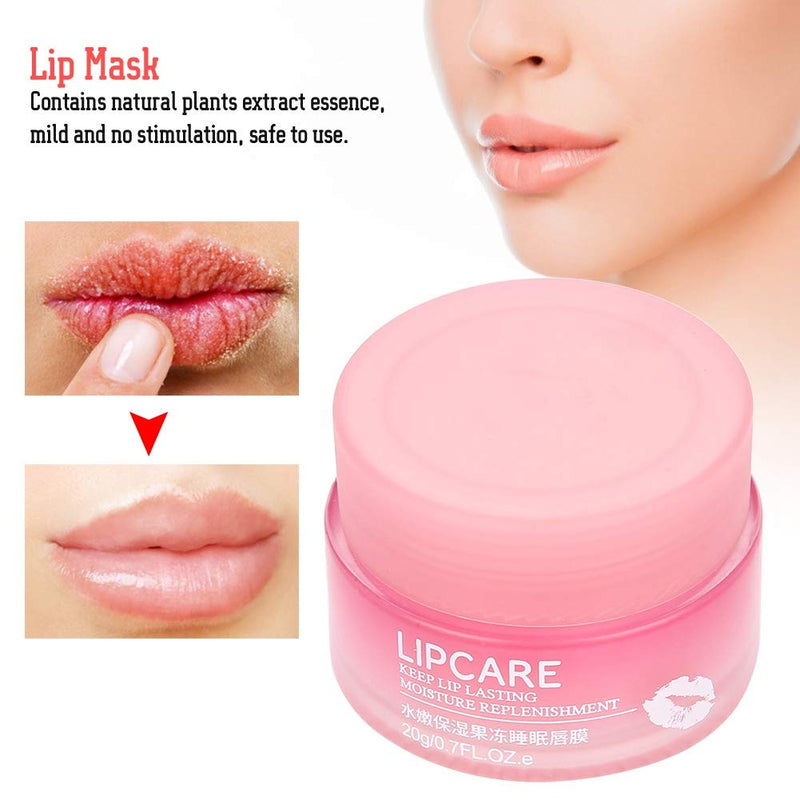 Lips Mask, 20g Moisturizing Mask for Lips, Moisturizing Lip Mask, Lightening Lips, Delicate Lips, Nourishing Moisturizing Lightens Lips Lines Anti Aging Lips Care - NewNest Australia