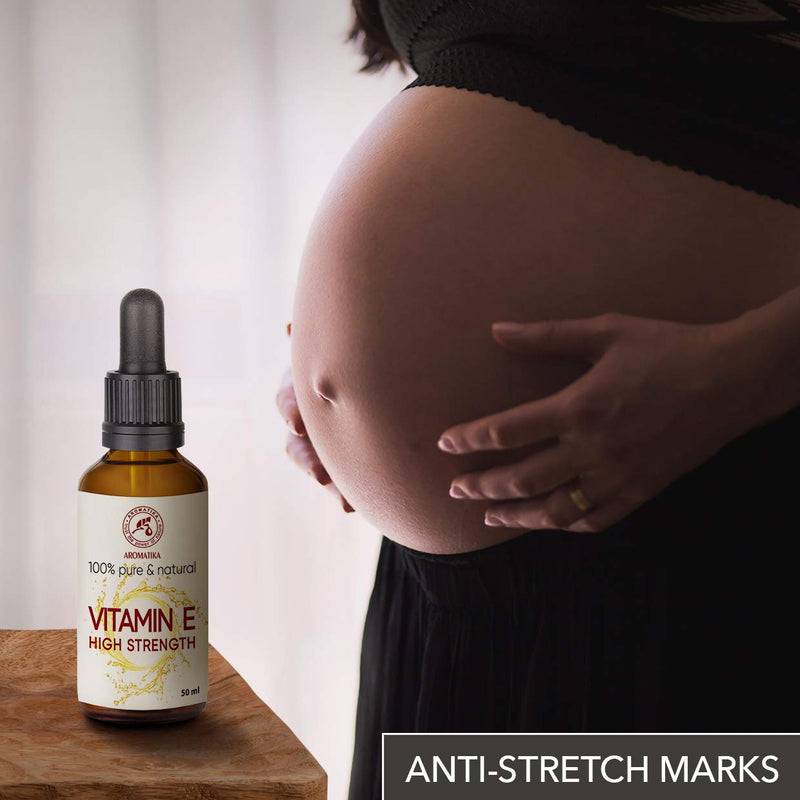 Vitamin E oil highly concentrated 50 ml - Vitamin E strong for face and body care - Tocopherol - Highly concentrated Vitamin E drops for Vitamin E oil - Natural antiaging Vitamin E - hair care - NewNest Australia