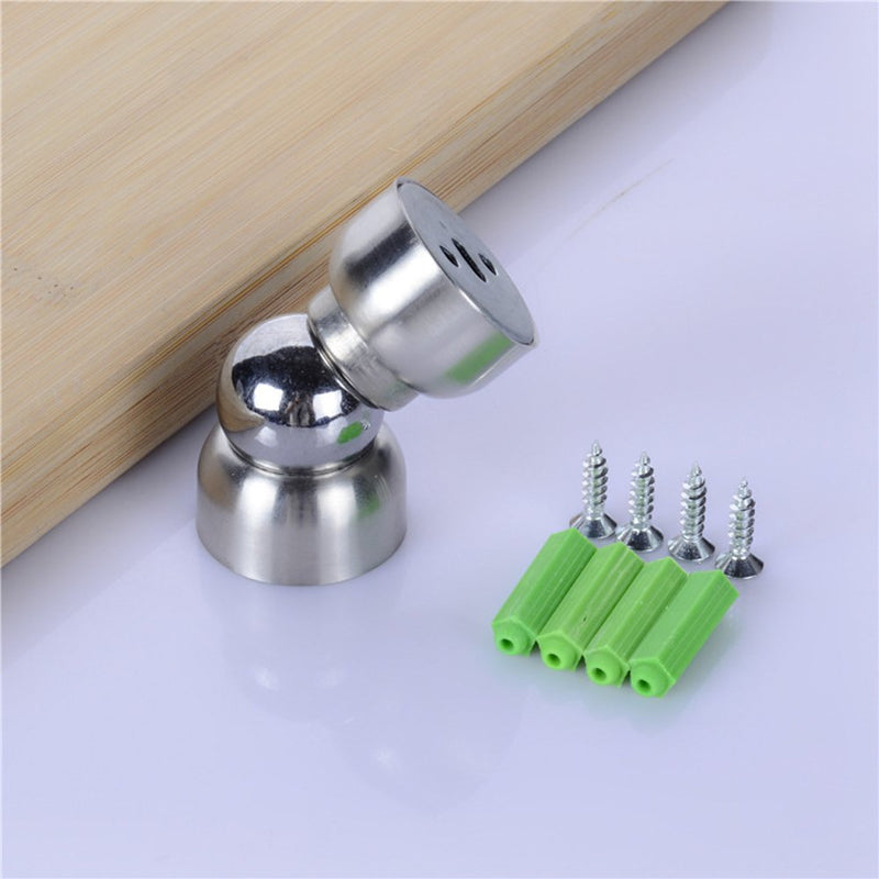 Cucumis Stainless Steel Door Magnetic Door Stopper Bedroom Door Ultra Mini 2Pcs - NewNest Australia