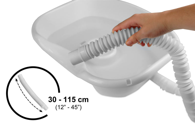 PEPE Hair Wash Basin for Bedridden Mobile Head Sink, Rigid Hair Wash Basin, Bedridden Washbasin, Head Wash Basin, Hair Washing Aid Adults, Hair Wash Basin - NewNest Australia