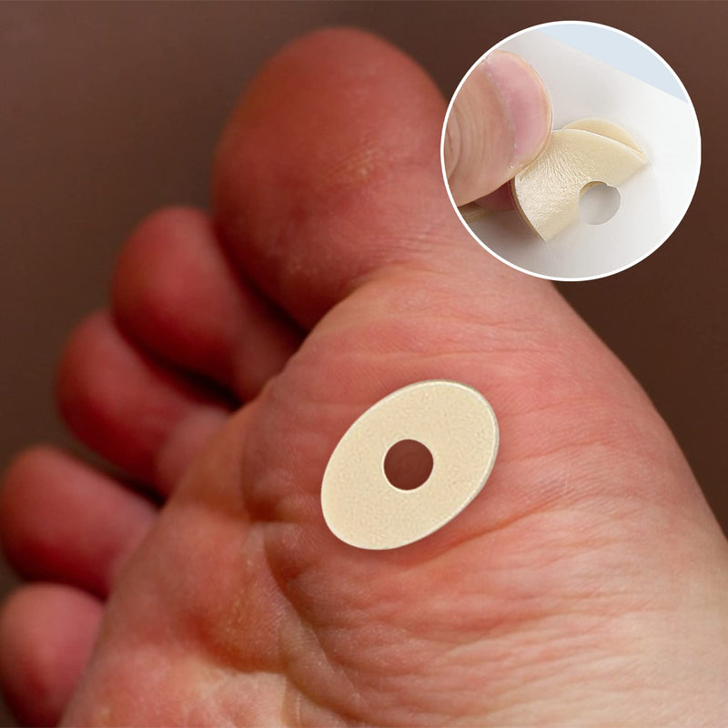 30pcs Footcare Corn Caps,Corn Cushions Corn Pads for Feet,Soft Latex Foam Self Adhesive Callus Pads Corn Pad Bunion Plasters Corn Pad Anti Friction Reduce Foot and Heel Pain - NewNest Australia