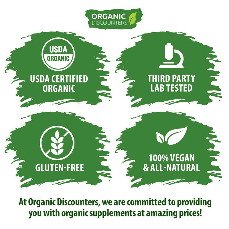 Organic Discounters USDA Organic Milk Thistle Extract Capsules, 280 Count, 7500 mg Strength, Potent 30:1 Extract, USDA Certified Organic, Rich in Silymarin Flavonoids, Vegan, Non-GMO and All-Natural - NewNest Australia