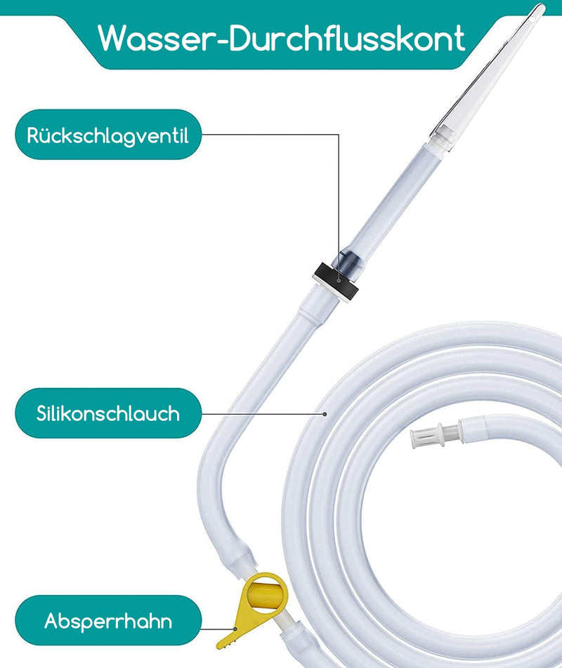 Medi Grade Enema Kit For Intimate Cleaning For Home - 2L Capacity - 14 Pieces - Enema Kit With Reusable, Accessory, Instructions, Portable Bag And More - 100% Transparent - NewNest Australia