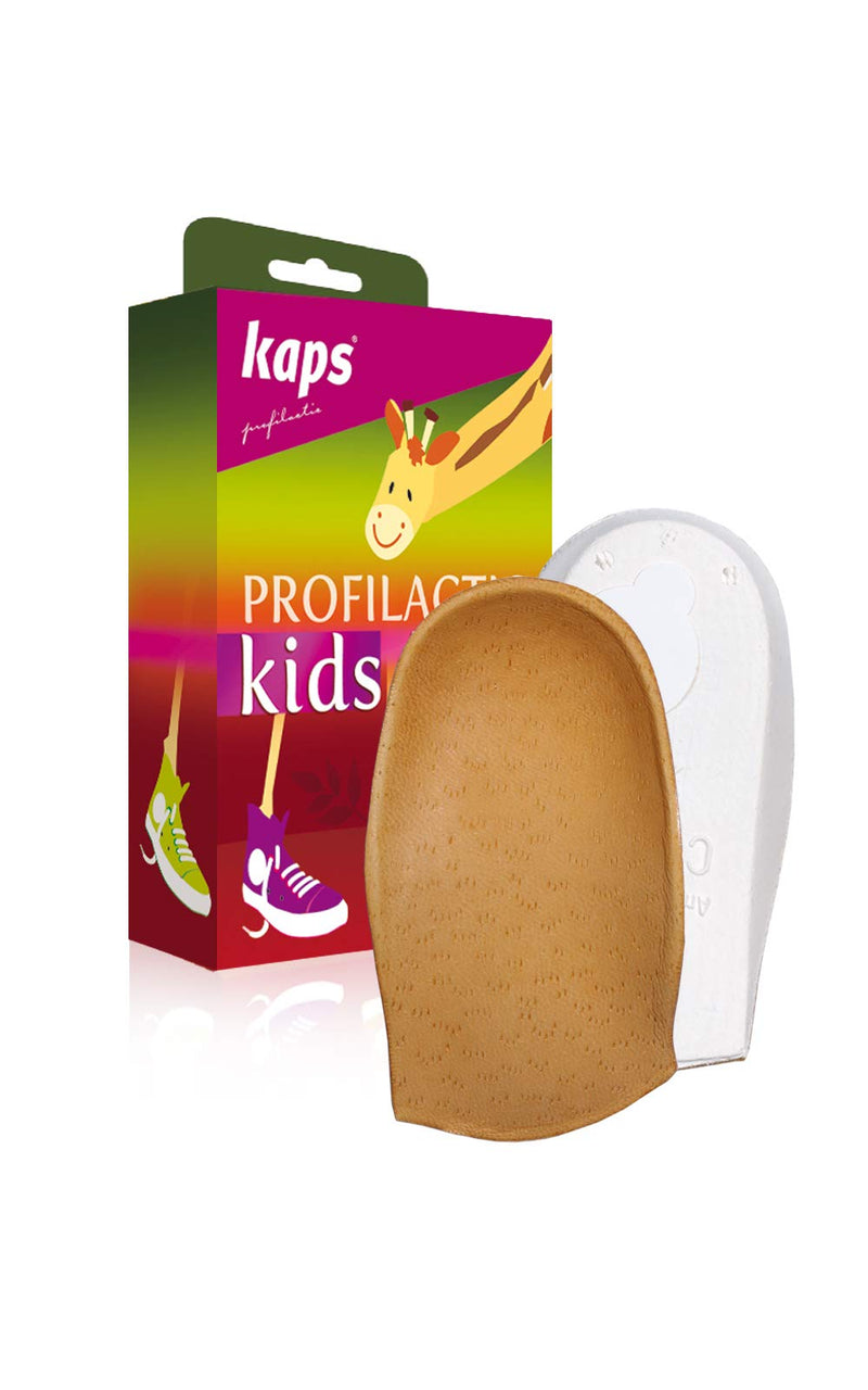 3/4 Orthotic Shoe Insoles Inserts for Kids Children, Sever's Disease, Growing Pains, Plantar Fasciitis, Valgus Heel & Knee Pain, Stabilize Heel Correct Gait, Kaps Ortica (19 EUR / 3 UK Children) 19 EUR / 3 UK Children - NewNest Australia