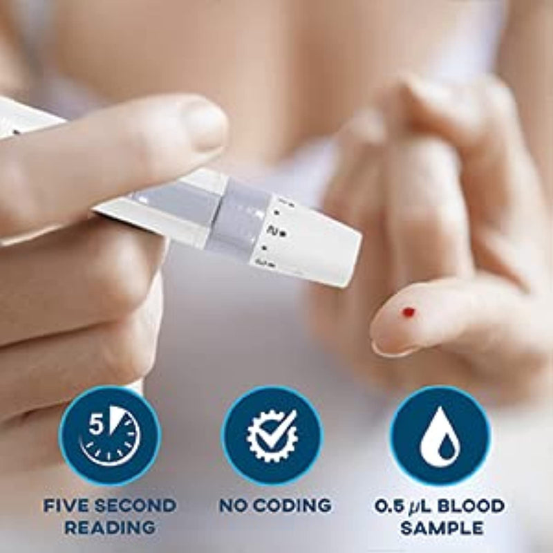 BeneCheck uric acid test strips BK-U1-25 pieces per pack - For use with the BeneCheck uric acid measuring system - NewNest Australia