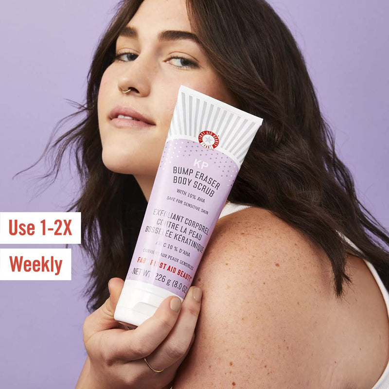 First Aid Beauty KP Bump Eraser Body Scrub Exfoliant for Keratosis Pilaris with 10% AHA 2 oz. 2 Ounce (Pack of 1) - NewNest Australia