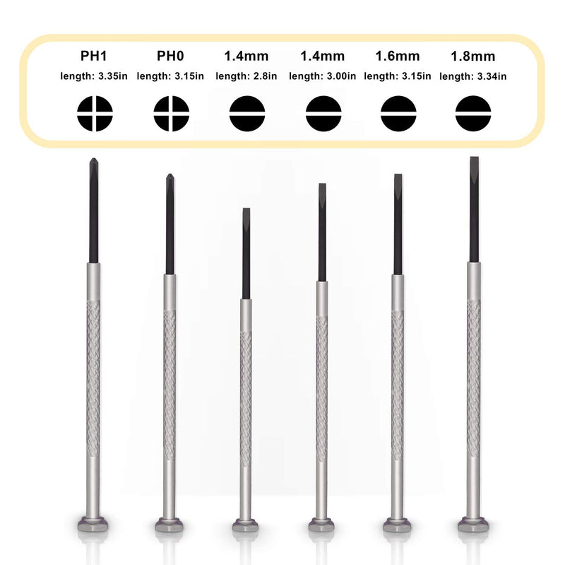 Eyeglass Repair Kit, Glasses Repair Tools with Glasses Screws, Precision Screwdriver kit, Cleaning Cloth and Tweezers, Suitable for Eyeglass, Mobile Phones, Watches - NewNest Australia