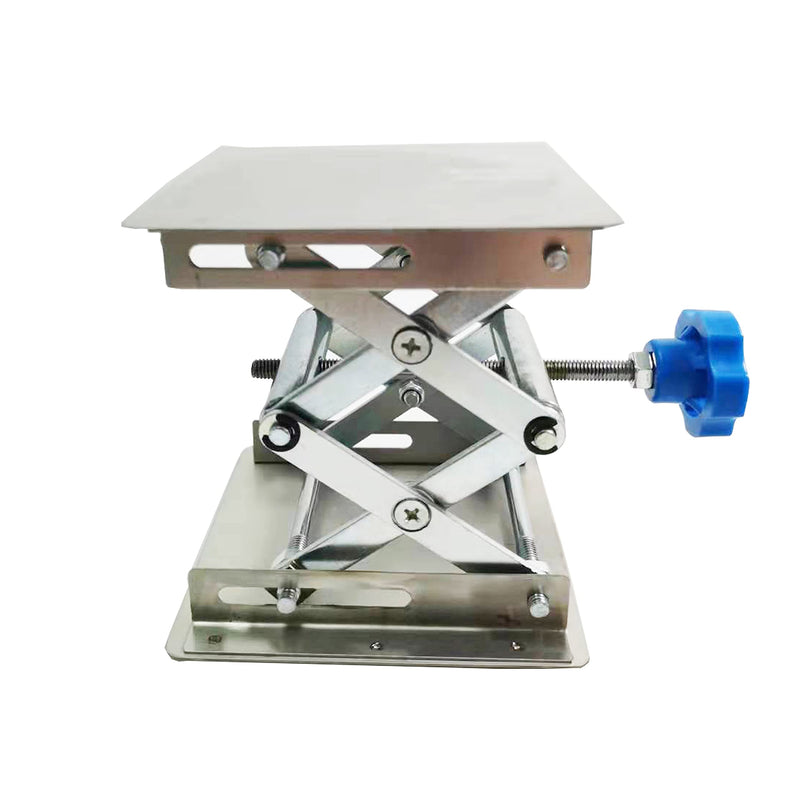 HFS(R) 4" x 4" 100mm Stainless Steel Lab Jack Scissor Stand Platform 3kg/6.6lbs Load Bearing 3kg/6.6lbs 4x4x5.9" - NewNest Australia