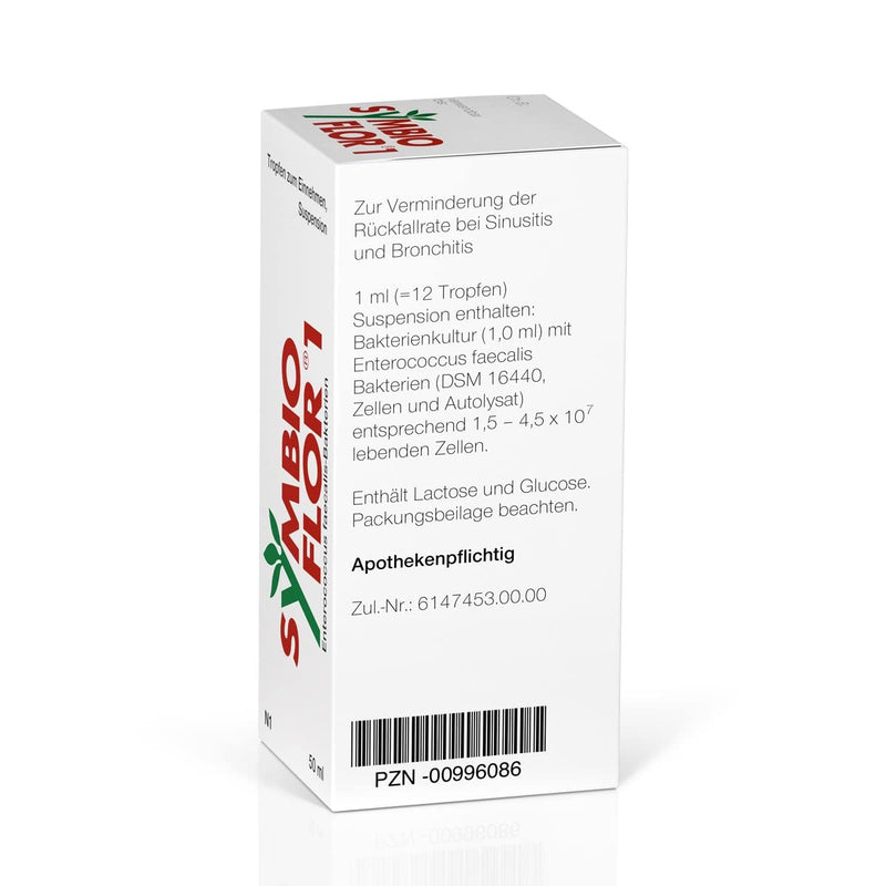 Symbioflor 1: Probiotic bacterial cultures against recurring respiratory infections, strengthening the immune system, 2 x 50 ml 50 ml (pack of 2) - NewNest Australia