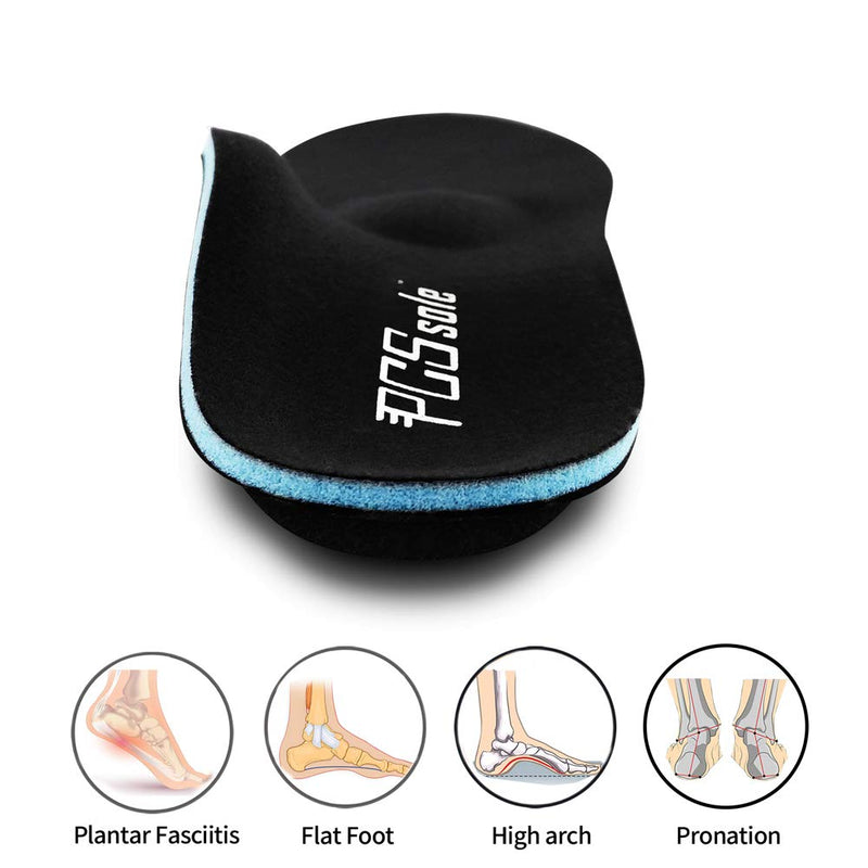PCSsole High arch Orthopedic Insoles, Comfort Men's and Women's Insoles Work Shoes for Heel Spurs, Flat Feet, Plantar Fasciitis, Foot Pain - NewNest Australia
