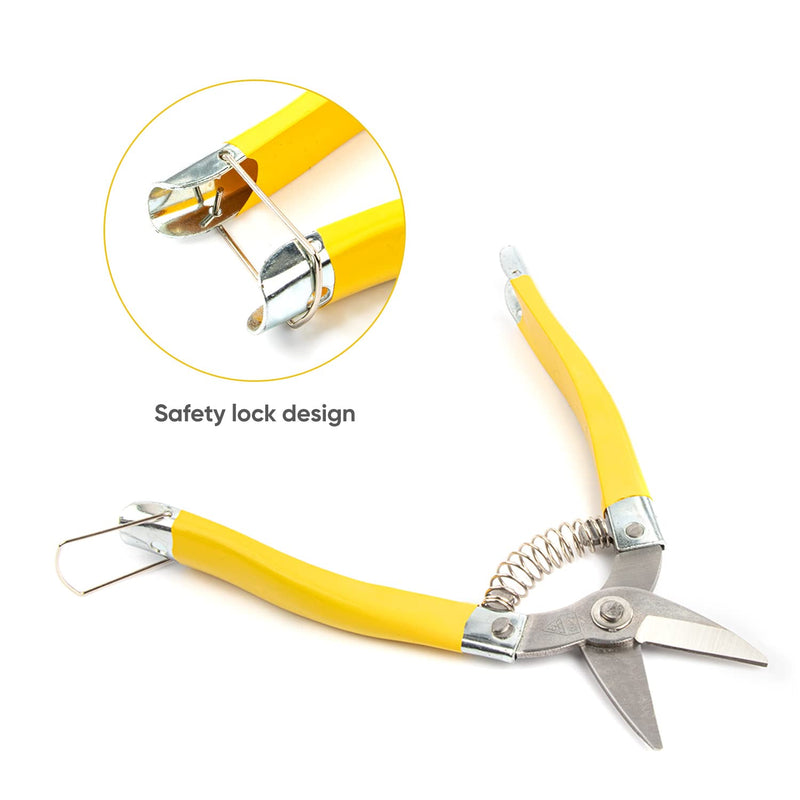 100 Pieces 11.8 Inches Metal Cable Zip Ties 7 Inch Miter Shears Suit?Metal Cutting Shears for Cutting Stainless Steel Cable Ties -Suitable For Gardens, Farms, Chain Link Fences, Vehicles, Etc. - NewNest Australia
