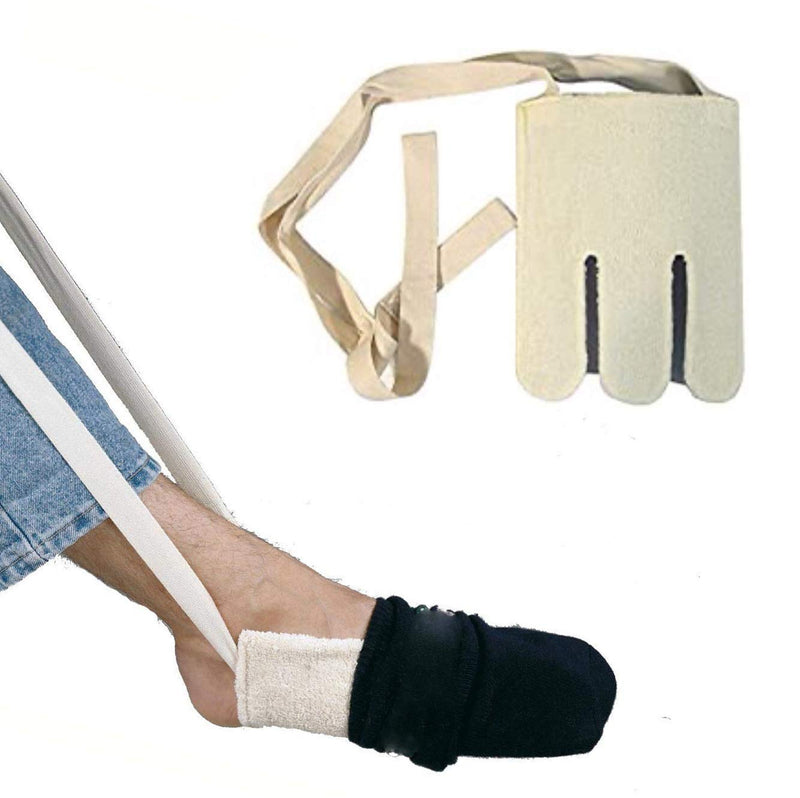 Healthman Socks Aid Easy on and Off Stocking Slider Pulling Assist Device Sock Helper for Elderly/Pregnant or Those with Reduced Mobility to Put on Their Socks Without Bending Down (Flexible) Flexible - NewNest Australia