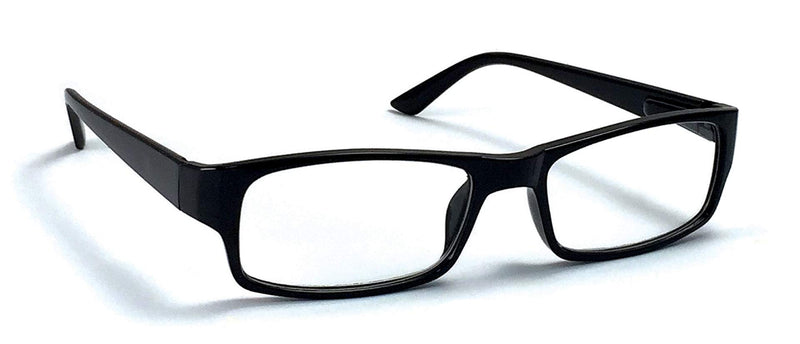 6 Pack Reading Glasses by BOOST EYEWEAR, Traditional Black Frames, with Spring Loaded Hinges 1.0 Diopters 9.0 Millimeters 2.00 Inches 0.00 6 - NewNest Australia