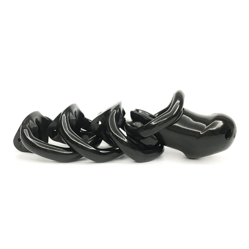 FYJENNICC New Upgrade Key Lightweight Premium Resin Chastity Device Male Briefs with Discreet Packing (Black) Black - NewNest Australia