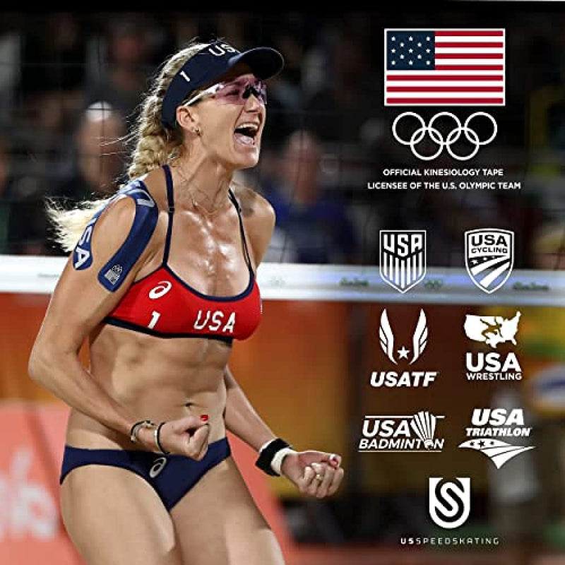 KT Tape Original Cotton Elastic Kinesiology Therapeutic Athletic Tape, 16 Ft, Uncut Roll Beige - Uncut - NewNest Australia