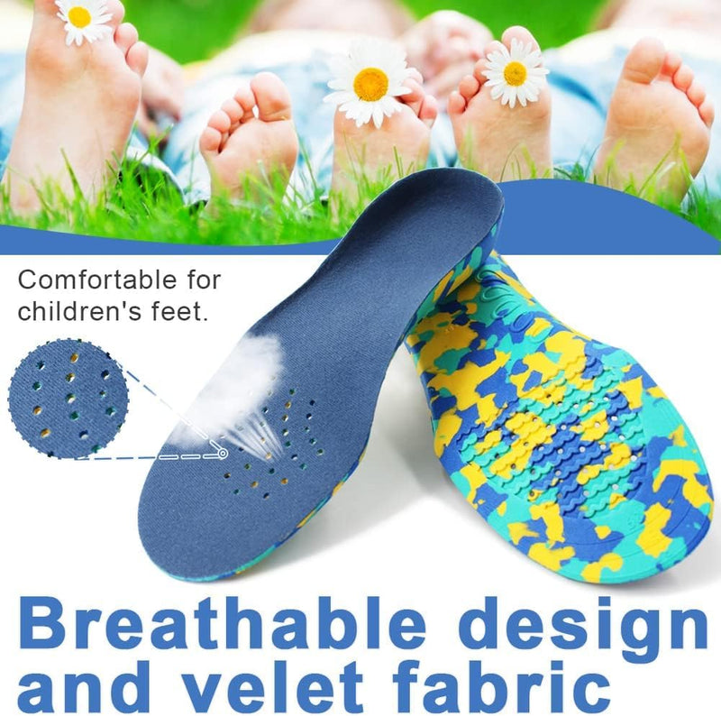 Ailaka Orthopedic Arch Insoles For Children - Comfort Insoles High Arch Orthopedic Cushioning Insole, Eva Foam Insoles For Children With Flat Feet And Plantar Fasciitis - NewNest Australia