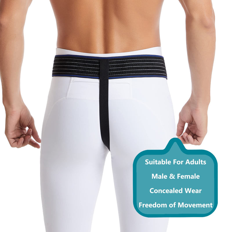 Hernia Guard I Inguinal Hernia Belt For Men I Left or Right Side I Post Surgery Men’s Inguinal Hernia Support Truss For Inguinal, Groin Hernias I Adjustable Waist Strap M(Fits waist 28"-44") - NewNest Australia