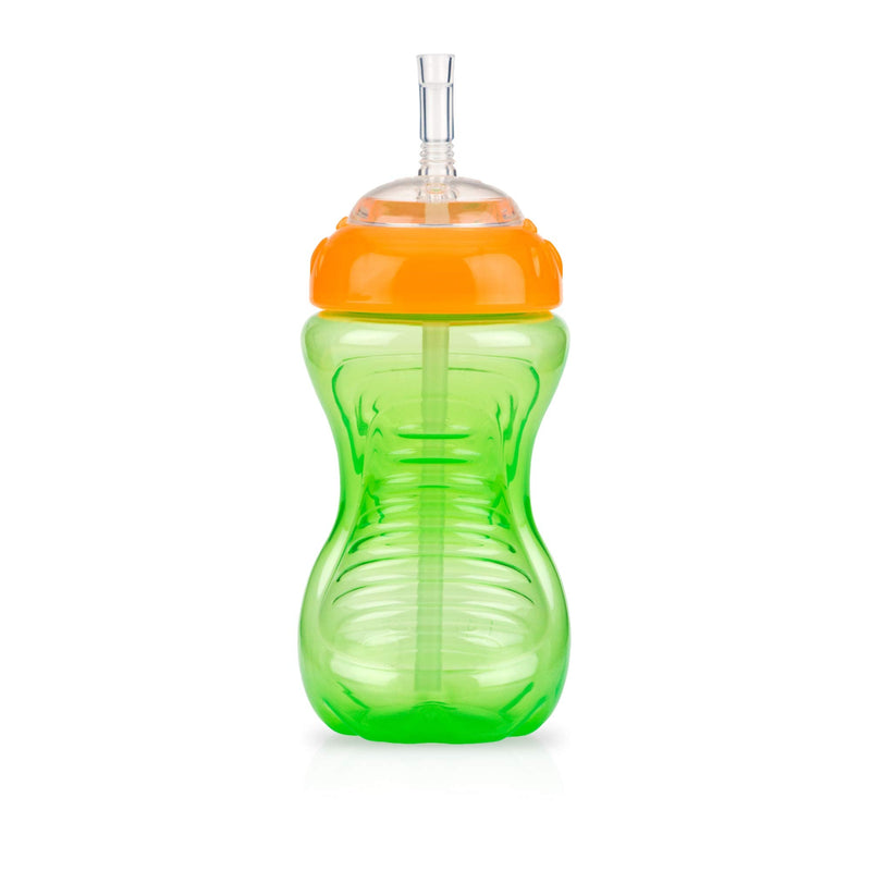 Nuby 3 Piece Boy No-Spill Cup with Flex Straw, 10 Ounce - NewNest Australia