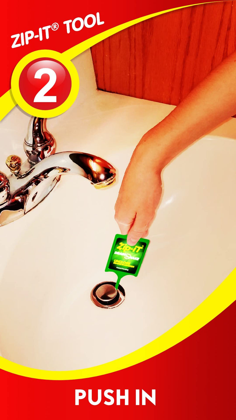 3PK Zip-It® Drain Cleaner From Original Inventor MADE IN USA - NewNest Australia