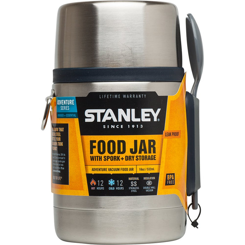 NewNest Australia - Stanley Adventure Vacuum Insulated Food Jar 18 Oz Stainless/Navy 