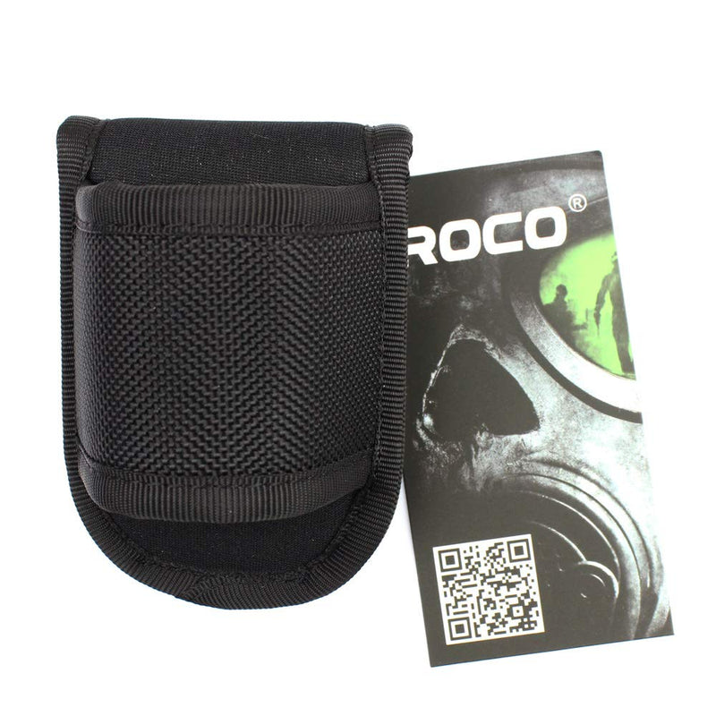 ROCOTACTICAL Open Top Compact Light Holder, 1680 Denier Ballistic Nylon, Duty Belt D Cell Light Carrier Case - NewNest Australia