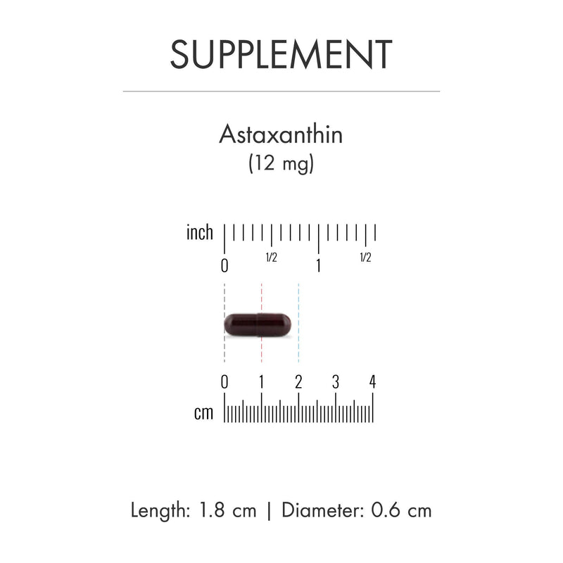 Dr. Mercola, Organic Astaxanthin Dietary Supplement Capsules, 12mg, 30 Servings (30 Capsules), Antioxidant, Non GMO, Soy Free, Gluten Free 12 mg 30 Count (Pack of 1) - NewNest Australia