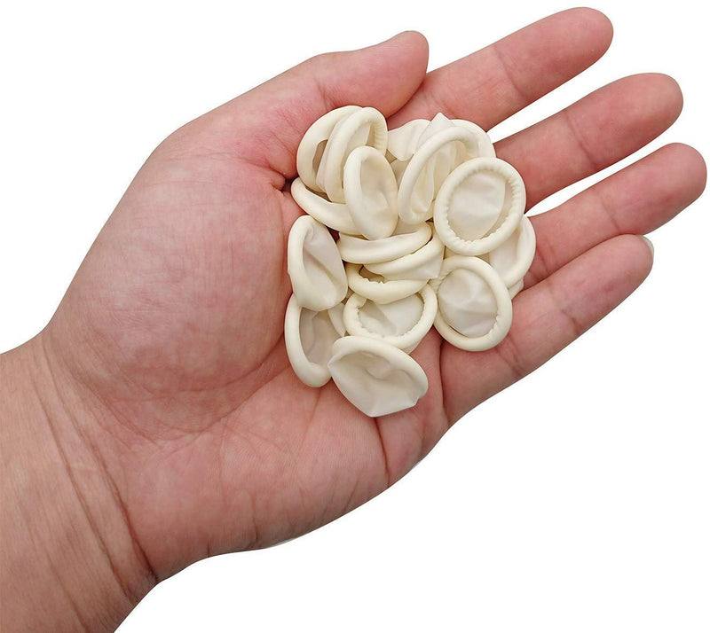 Large Latex Finger Cots Anti Static Rubber Fingertip Protective Finger Cots for Electronic Repair, Handmade Apply, 444 Pcs - NewNest Australia