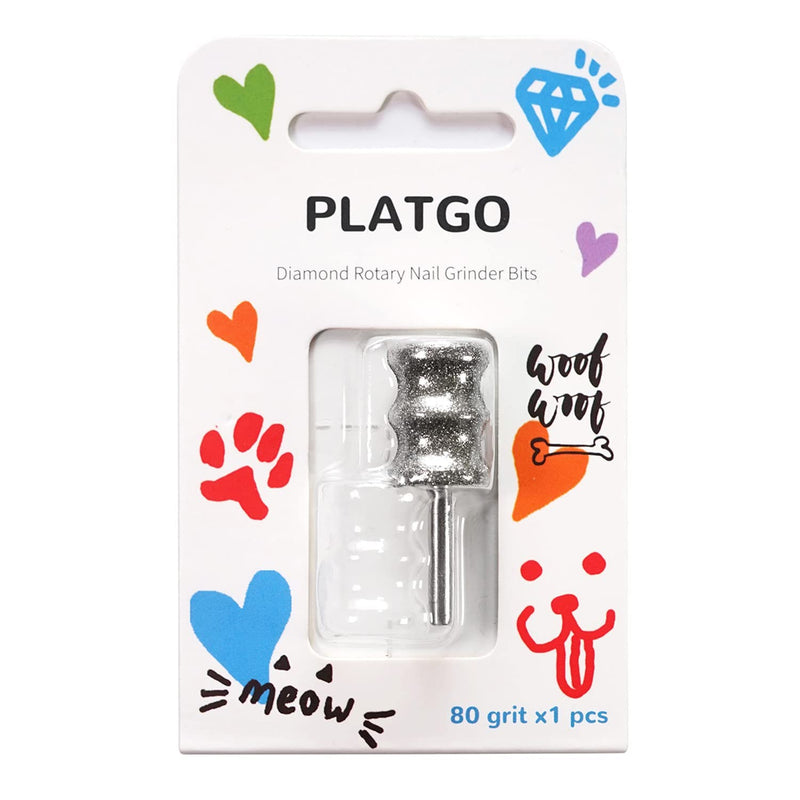 PLATGO Diamond Dremel Dog Nail Grinder Attachment, Diamond Rotory Bit for Dogs&Pets Nail Care, 1/8'' Pet Nail Grinder Wheel Work with Dremel Sanding Drums for Animals Nail Care & Home Grinder Tools Single Pack - NewNest Australia