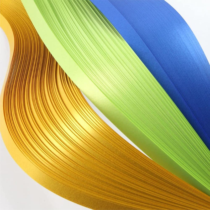 ODETOJOY 60pcs 5mm Quilling Paper Metallic Paper Strips 5mm Roll for Craft Card Making Quilling Strips (Black) Black - NewNest Australia