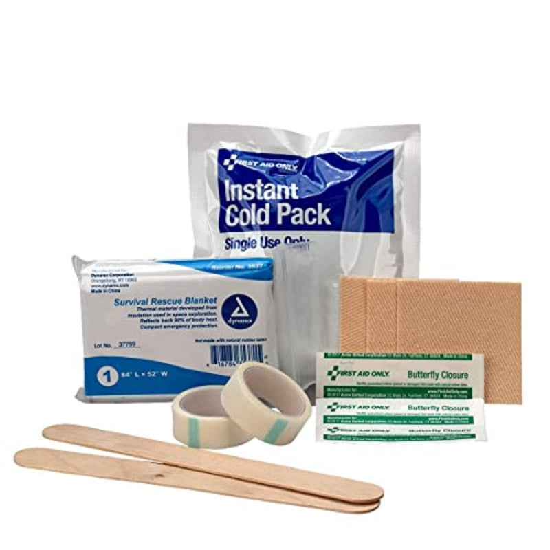 First Aid Only All-Purpose Essentials Soft-Sided First Aid Kit, Blue, 298 Pieces 1-Pack - NewNest Australia