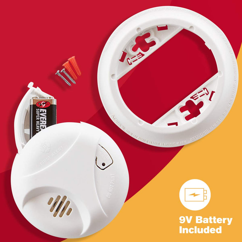 First Alert SA303CN3 Battery Powered Ionization Smoke Alarm with Test/Silence Button - NewNest Australia