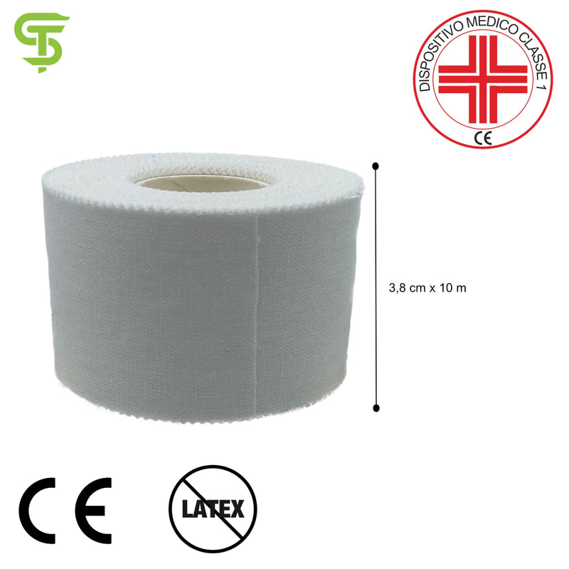 Sporttherapy Sport Tape | Hypoallergenic Sports Tape For Professional Sports And Functional Bandages | Certified Medical Device | Tapes Medical Tape 3.8 Cm X 10 M - Pack Of 2 - Tape Sport - NewNest Australia