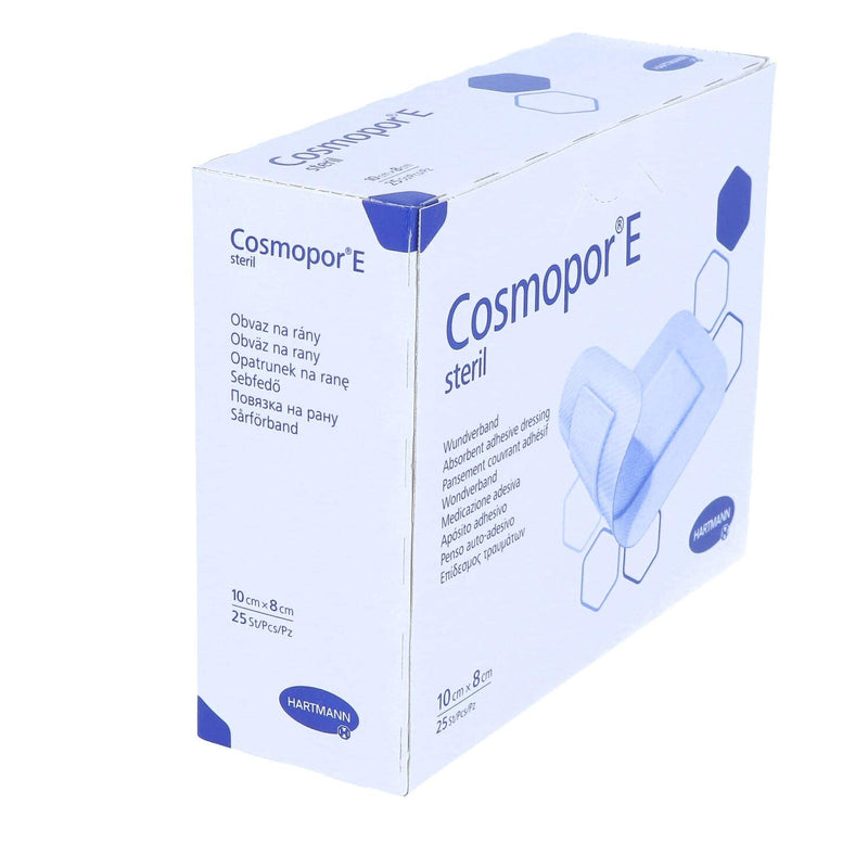 Cosmopore E Wound Dressings Fleece 10 x 8 cm Sterile Pack of 25 - NewNest Australia