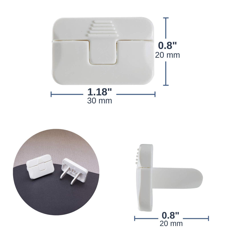 Bates- Outlet Covers, 15 Pack, 2 Prong Outlet Covers, Baby Proof Outlet Covers, Plug Covers for Electrical Outlets, Outlet Plug Covers, Plug Covers, Baby Outlet Covers, Child Safety Outlet Covers - NewNest Australia