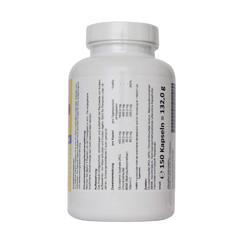Joint Capsules Plus 150 Capsules With Glucosamine Sulphate 2Kcl, Chondroitin Sulphate, Methylsulfonylmethane (Msm), Ascorbic Acid, Joint Pain, Osteoarthritis, Joint Treatment - NewNest Australia