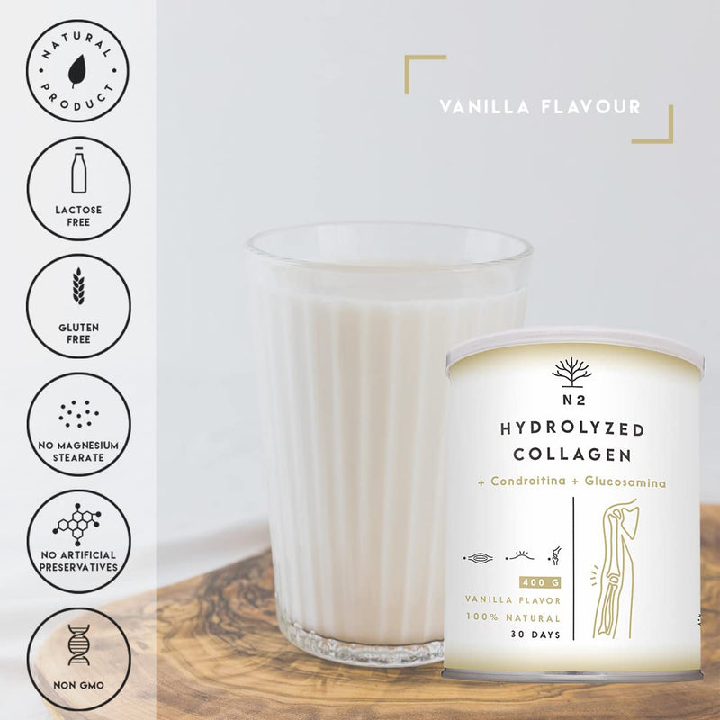 Collagen Hydrolysate Powder With Hyaluronic Acid, Glucosamine, Vitamin C, Magnesium, Silicon. Collagen Powder. Powerful Cartilage Protection. Strengthening Joints, Bones, Skin. Eu N2 Natural Nutrition - NewNest Australia
