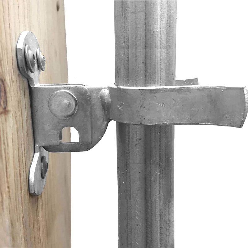 Wall Mount (Flat Back) Fork Gate Latch - Use for 1-3/8" Gate Frames, Easily Mounts to Wooden Gate Post or Wall with Screws or Lag Bolts - Gate Latch Hardware - NewNest Australia