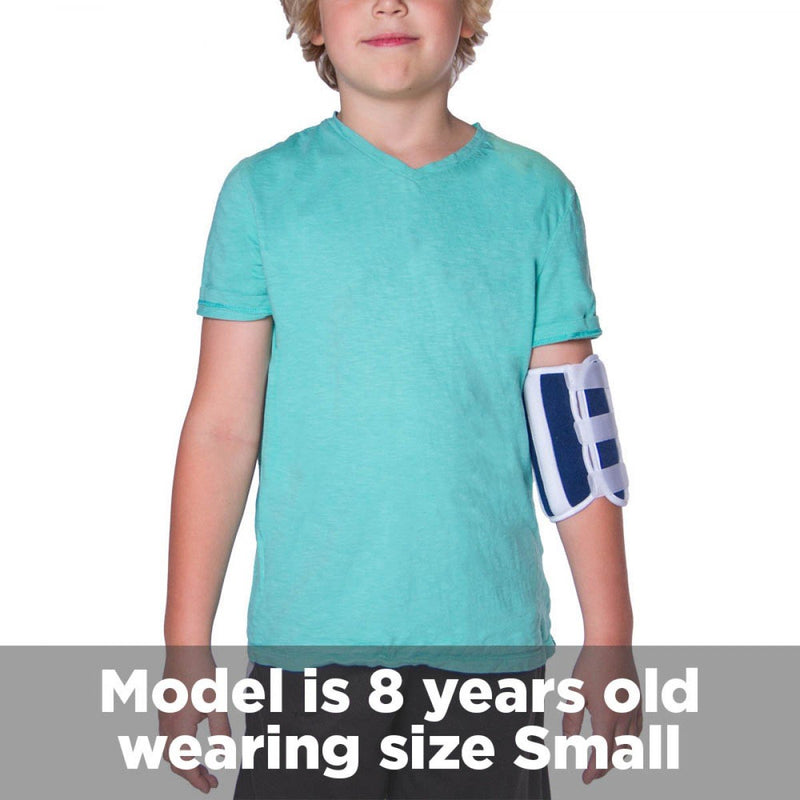 BraceAbility Pediatric Elbow Immobilizer - Arm Restraint Brace and Extension Splint to Keep Arm Straight for Toddlers/Children/Kids (Small) Small (Pack of 1) - NewNest Australia