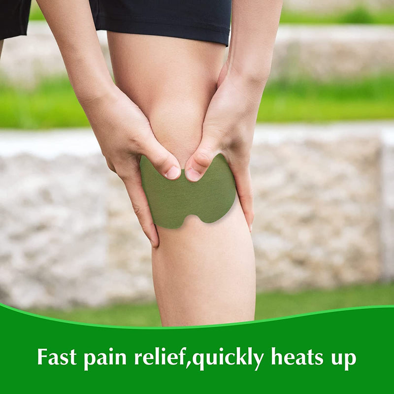 Mqupin Knee Pain Relief Plasters, 28 Pieces Pain Relief Plasters, Wormwood Pain Relief Plasters For Knees, Back, Neck, Shoulder Inflammation And Muscle Soreness 28 Pcs - NewNest Australia