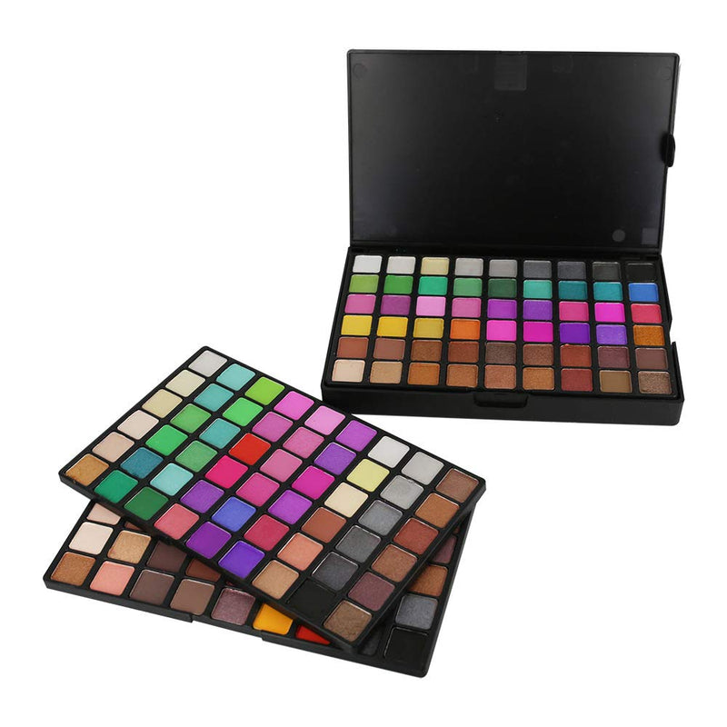 FantasyDay Professional Eyeshadow Palette Makeup Contouring Kit - 162 Colours Highly Pigmented Nudes Warm Natural Matte Shimmer Cosmetic Eye Shadows Pallet Powder Palette #2 - NewNest Australia