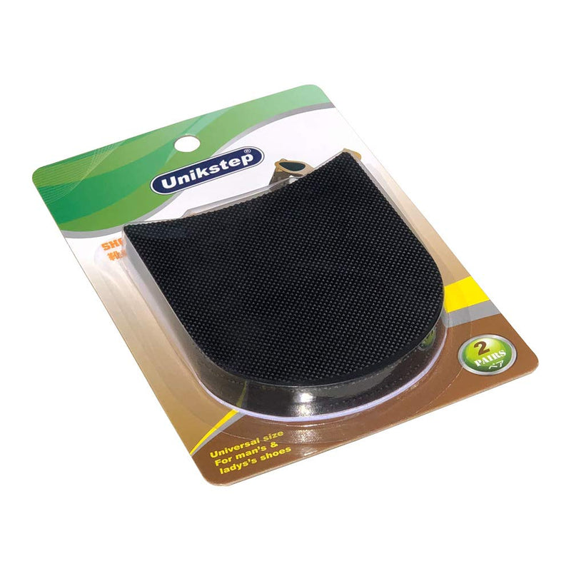 UNIKSTEP 2 Pairs Shoe Heel Pads, Shoe Repair Rubber Heels, 3.5mm Thick Anti-Slip Cushion and Protector, Replacement Set with Nails Sandpaper Self-Adhesive Stickers - NewNest Australia