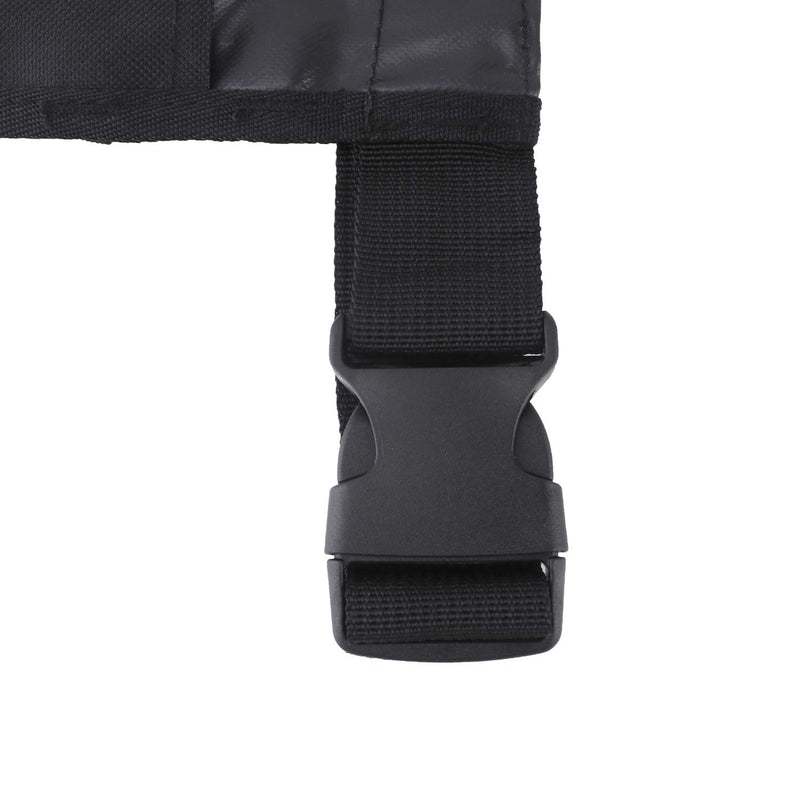 Geboor Gardening Tool Waist Bag Belt Heavy Duty Oxford Tool Apron with 7 Pockets of Different Sizes and Depth (Black) Black - NewNest Australia