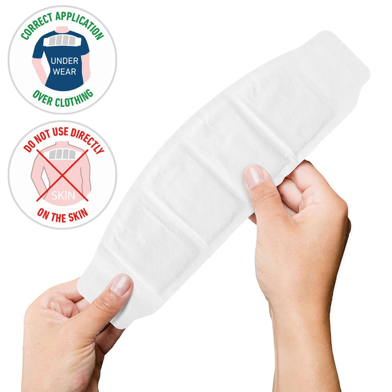 THE HEAT COMPANY Shoulder Warmer - Pack of 8 - Extra Warm - Adhesive - Neck Warmer - 8 Hours Pleasant Heat - Ready to Use - Air Activated - Pure Natural - NewNest Australia
